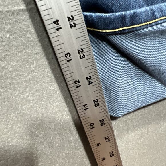 Halara Flex High Waisted Pockets Rolled Hem Wide Leg Boho Blue Spruce Size L - Picture 13 of 13